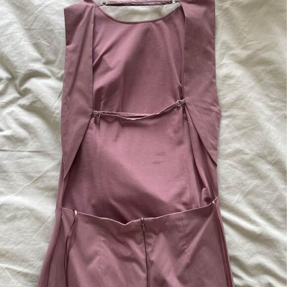 Zara Backless Mini Dress with Ruching - Picture 4 of 8